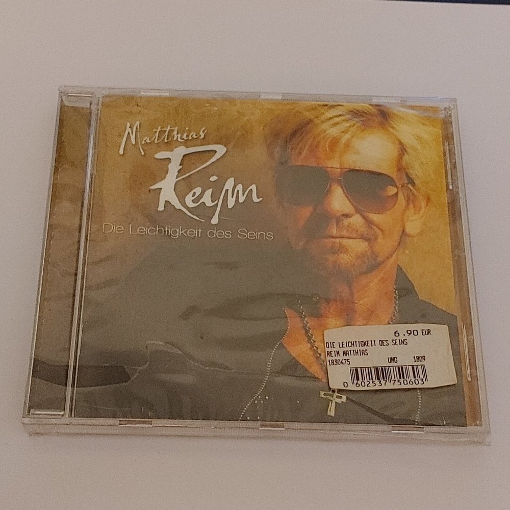 Matthias Reim Die Leichtigkeit des Seins CD SEALED The lightness of Being
